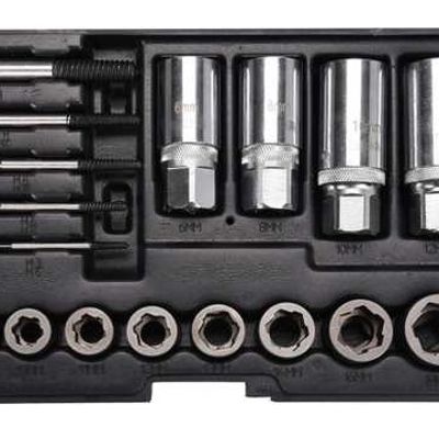 Set universal de extras suruburi si piulite, Yato YT-06033, 17 bucati