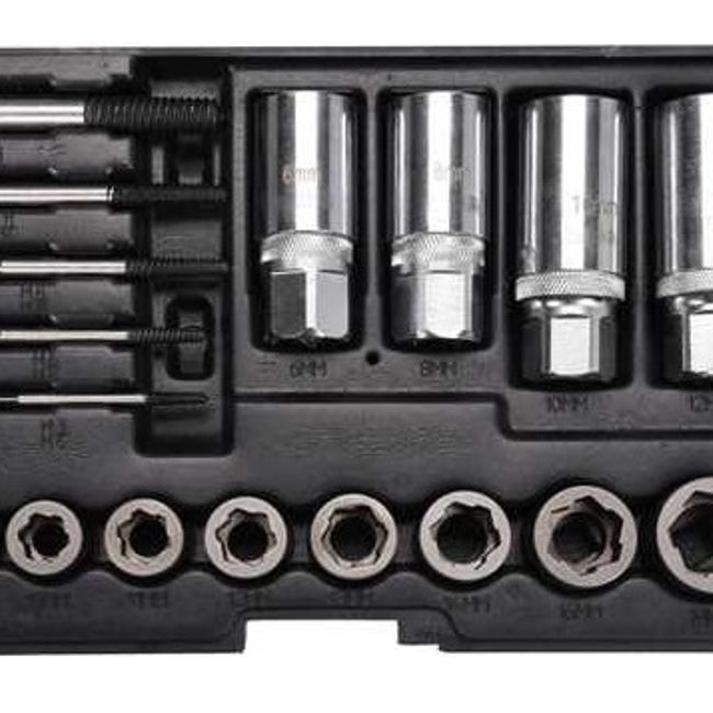 Set universal de extras suruburi si piulite, Yato YT-06033, 17 bucati