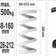 Presa pentru Arcuri 65 - 212mm Yato YT-2536