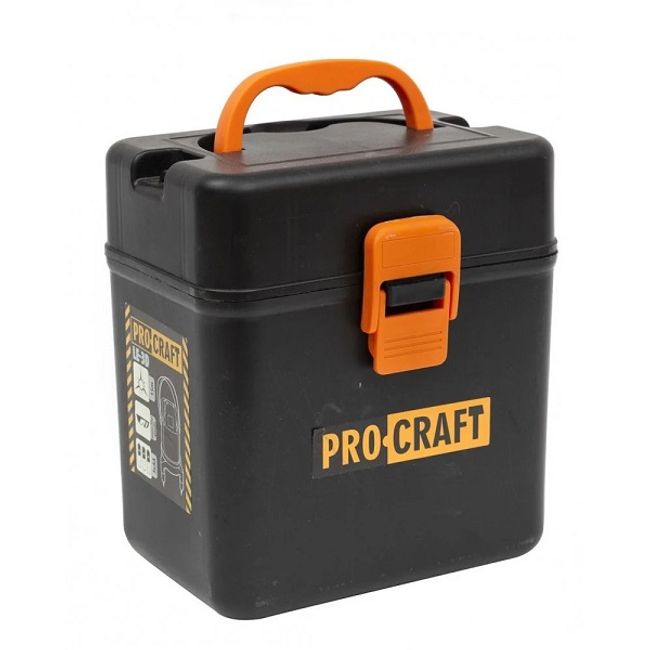 Nivela Laser Procraft LE-3D, fascicul rosu, 15m, 6 sec., laser clasa 2