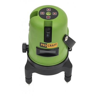 Nivela Laser Procraft LE-3D, fascicul rosu, 15m, 6 sec., laser clasa 2