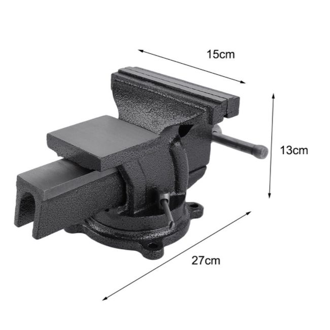 Menghina Rotativa din Fonta , Latime 150mm, Rotire 360 grade