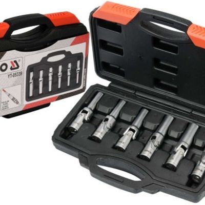 Set chei tubulare cu imbinare flexibila pentru bujii, Yato YT-05339, 6 bucati