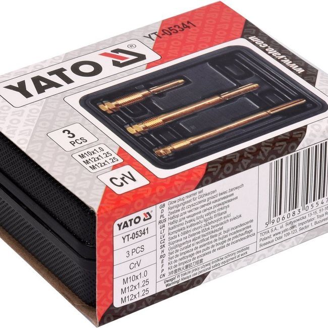 Set Curatare Lacas Bujii Incandescente, Yato YT-05341