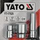 Set 3 chei tubulare pentru pompa de injectie, Yato YT-17525, Cr-V