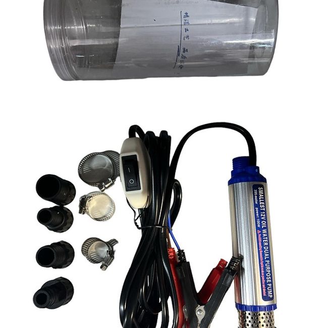 Pompa pentru transfer lichide (motorina), 12 V 100 W, debit 35 l/min, diametru 3.55cm