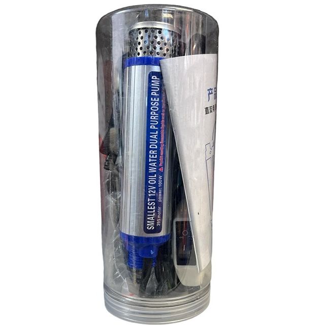 Pompa pentru transfer lichide (motorina), 12 V 100 W, debit 35 l/min, diametru 3.55cm