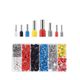 Set 1200 pini pentru fixare si sertizare cabluri, multicolor