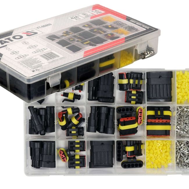 Set 424 conectori electrici Yato YT-06869