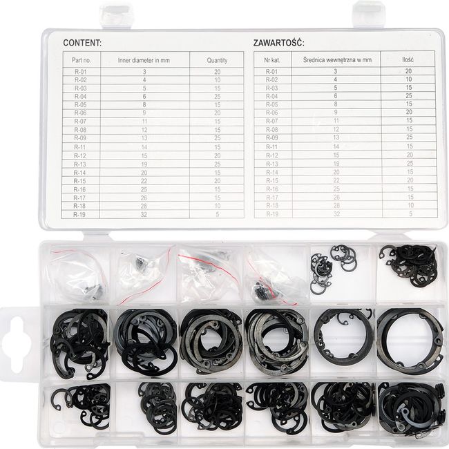 Set Coliere Seger Interior, 300 Buc YT-06881