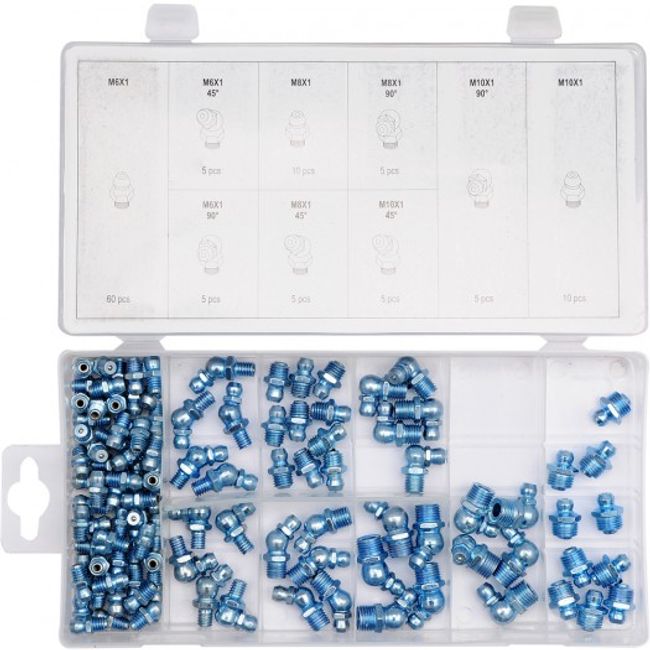 Set de capete metalice pentru gresoare, Yato YT-06888, 110 bucati