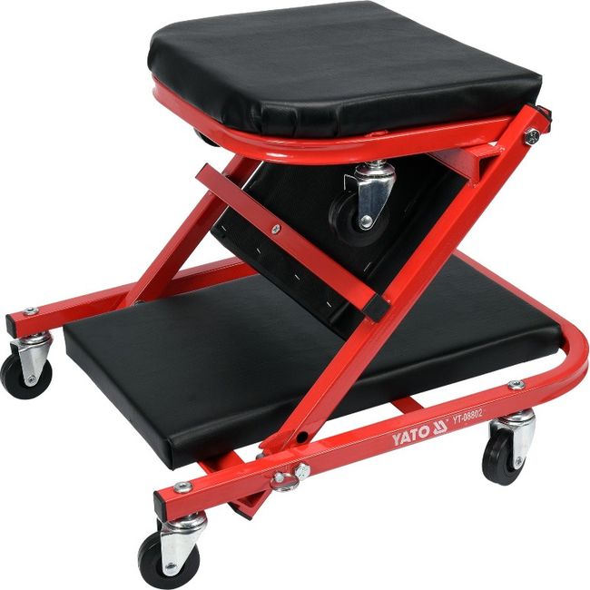 Pat mobil pentru ateliere auto / Targa service, Yato YT-08802, 2 in 1, 910 mm