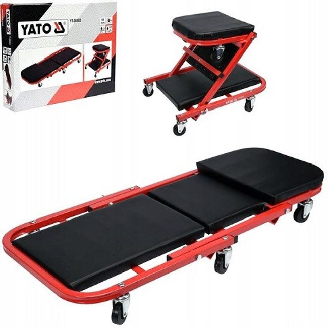 Pat mobil pentru ateliere auto / Targa service, Yato YT-08802, 2 in 1, 910 mm