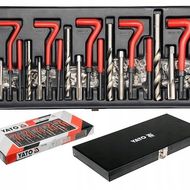 Set pentru reparat filete, Yato YT-1763, M5-M12, 131 bucati