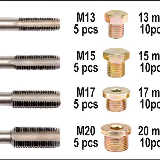 Set pentru Reparare Buson Baie Ulei, Yato YT-1757