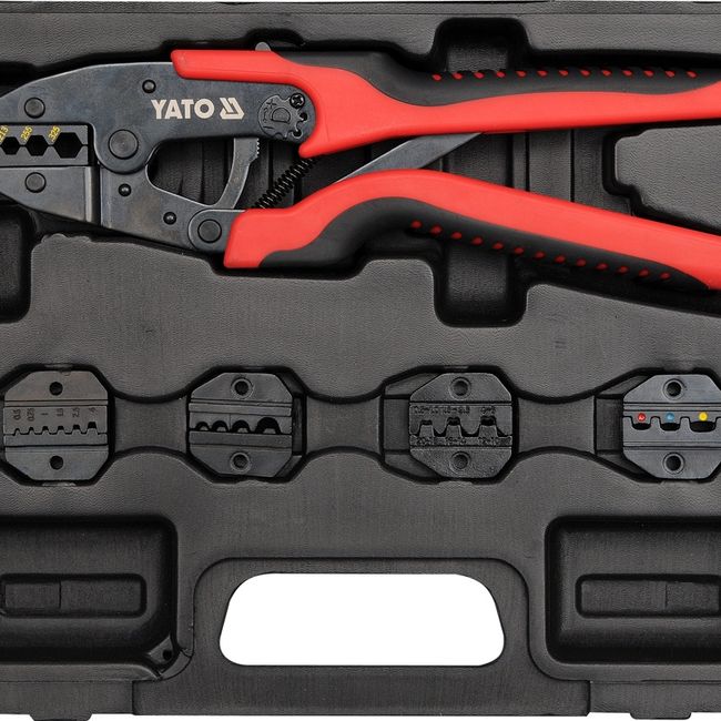 Cleste de sertizat conectori cu 6 capete, Yato YT-2245