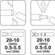 Cleste sertizat conectori 250 mm lama 4mm Yato YT-2254
