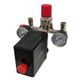 Kit presostat pentru compresor aer cu doua manometre 12 Bar - 2 Cai - SP032