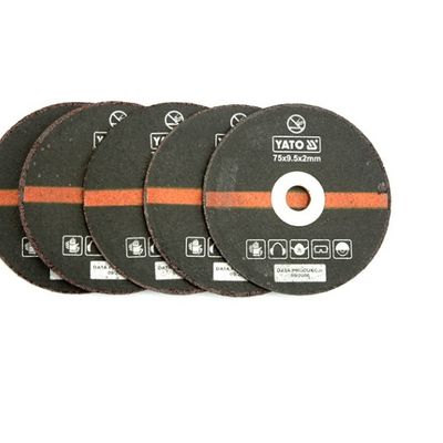 Set 5 Discuri YATO, Pentru Taiat Metal, Pentru Masina de Taiat Pneumatica YT-0993, Exterior 75mm, Interior 9.5mm, Grosime 2mm