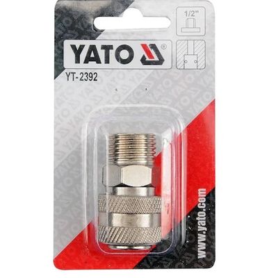 Mufa rapida pentru pistol peumatic, filet interior 1/2", Yato YT-2392