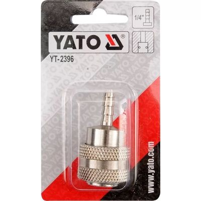 Mufa rapida pentru furtun aer comprimat, mama, 1/4", Yato YT-2396