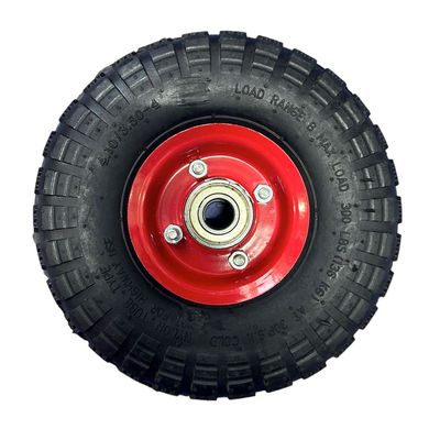 Roata Liza carucior janta metal cu rulment 4.10/3.50-4, ax 20 mm, model 0799