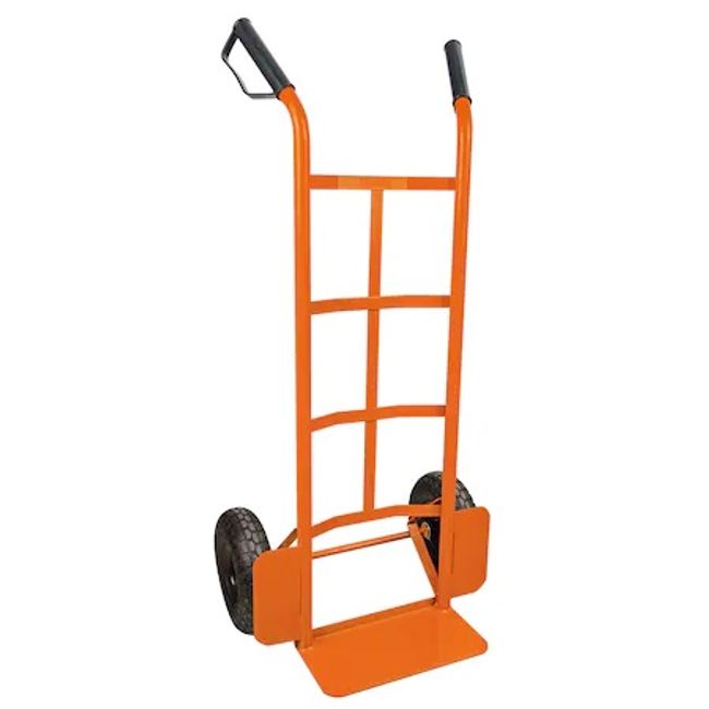 Carucior Marfa Evotools, Sarcina Max 120 Kg, Roti Pneumatice, Aparatoare Roti