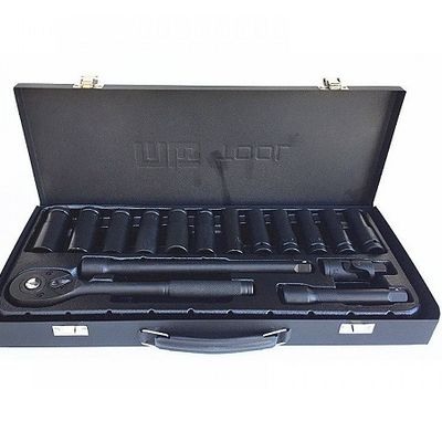 Trusa chei tubulare de impact lungi, 16 piese, 10 - 24mm