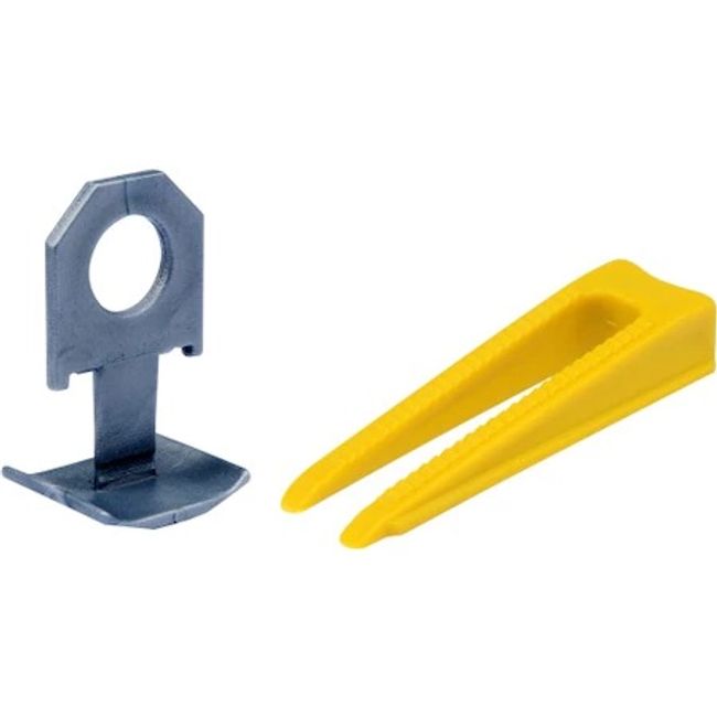 Set accesorii nivelare placi 100 buc, Vorel 04691