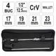 Cheie cruce pentru roti, Yato YT-08035, 17, 19, 21, 23 mm