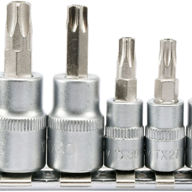 Set 12 biti torx cu gaura (tamperproof) Yato YT-04332