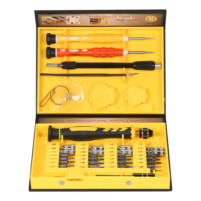 Set surubelnite de precizie 38 in 1, otel, varf magnetic