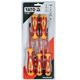 Set 5 surubelnite izolate pentru electricieni, Yato YT-2827, VDE, 1000 V