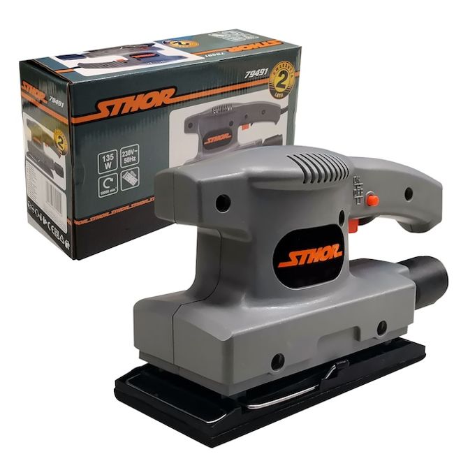 Slefuitor cu vibratii, Sthor, 135 W, 10000 RPM, 187 x 90 mm