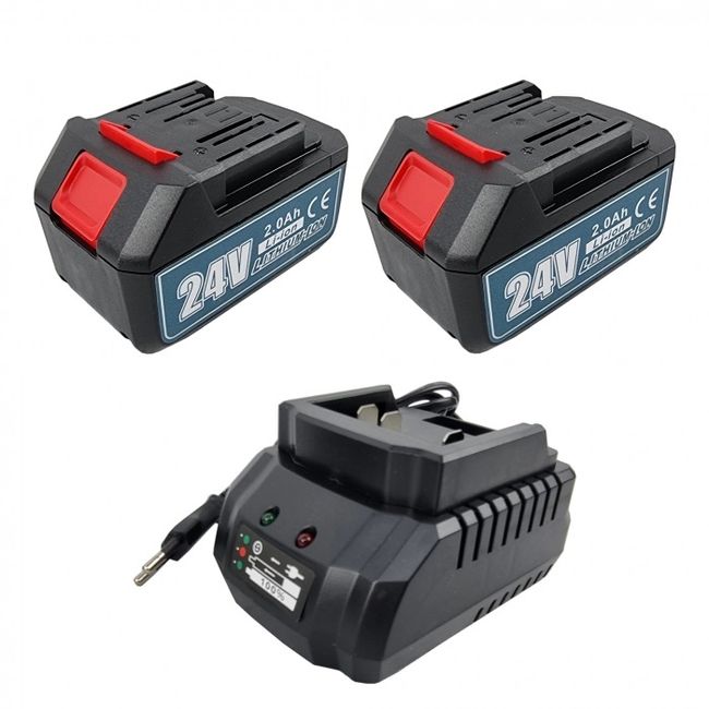 Polizor unghiular / Flex cu acumulator SPARTAN, 24V, 2A, 8500 RPMvaliza transport, 2 baterii incluse