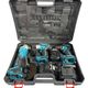 Set 3 piese scule electrice 88V cu 2 acumulatori 5Ah, DOTVIX, Bormasina cu Impact + Flex unghiular + Autofiletanta cu Percutie
