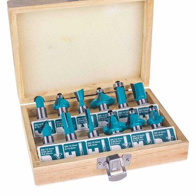 Set Freze pentru Lemn 8mm, 12 Buc, Total TACSR1121