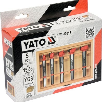 Set Freze pentru Lemn 5 Buc, 15-35mm, Yato YT-33015