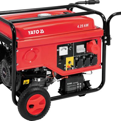 Generator de curent electric, monofazicei trifazic, pe benzina, Yato YT-85460, 4 Timpi, 4.25 kW