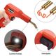 Kit pistol pentru lipit/sudat plastic, 4 tipuri de capse, cutie de transport, kit pentru repararea fisurilor din plastic, polipropilena, 200 capse de intarire, putere 50W