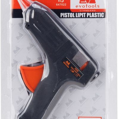 Pistol de lipit cu bagheta siliconica EvoTools, 30 W, 12 mm, 20 g/min