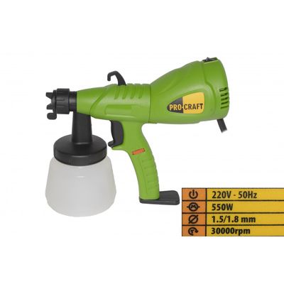 Pistol de vopsit electric Procraft PSE550, 550W