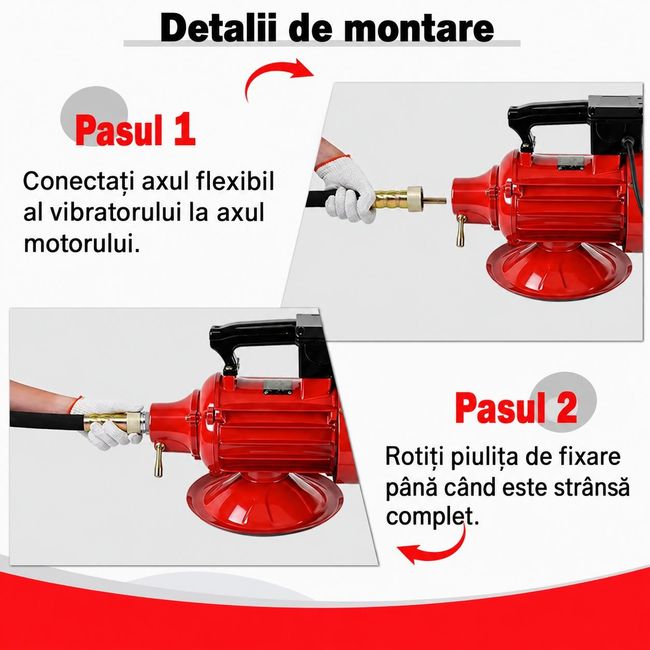 Vibrator pentru Beton DRK ZN-90, 2200 W, lance 6m x 49mm (6083)