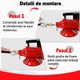 Vibrator pentru Beton DRK ZN-90, 2200 W, lance 6m x 49mm (6083)
