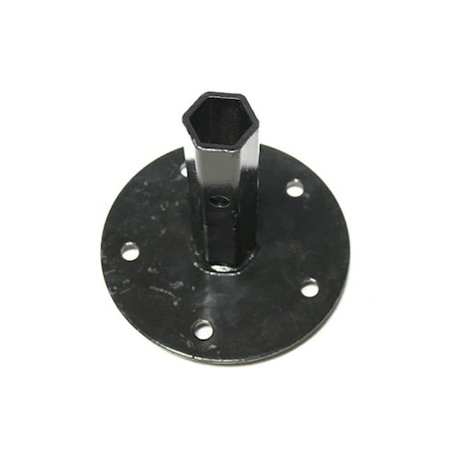 Manicot roata motocultor baza rotunda, interior hexagon 23 mm, lungime 120 mm