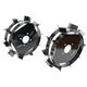 Set roti metalice cu manicot pentru motocultor, diametru 390 mm, interior manicot 33 mm