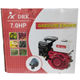 Motor pe benzina de uz general DRK GX200 (170F), 7 CP, ax canelat 25 mm, 4 timpi, filtru de aer umed