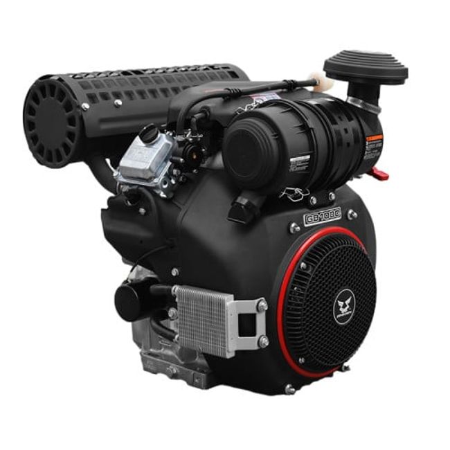 Motor pentru motocultoare si utilaje constructii, ax orizontal, Zongshen GB1000, ax Ø 36,5 - 100mm, 999cmc, 32.5CP, Twin