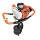Motoburghiu pamant, Motoforeza Campion GT4350, pe benzina, 2 timpi, 6 CP, burghiu inclus 100 mm