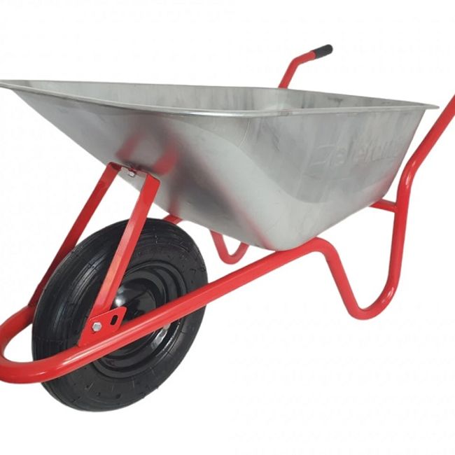Roaba constructii / gradinarit, ELEFANT Tip 1, tabla zincata, roata pneumatica, 100 L